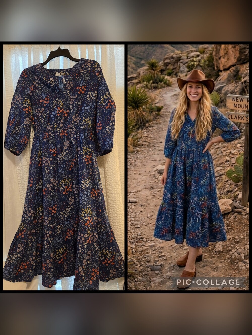 Old  Navy Floral Tiered Dress